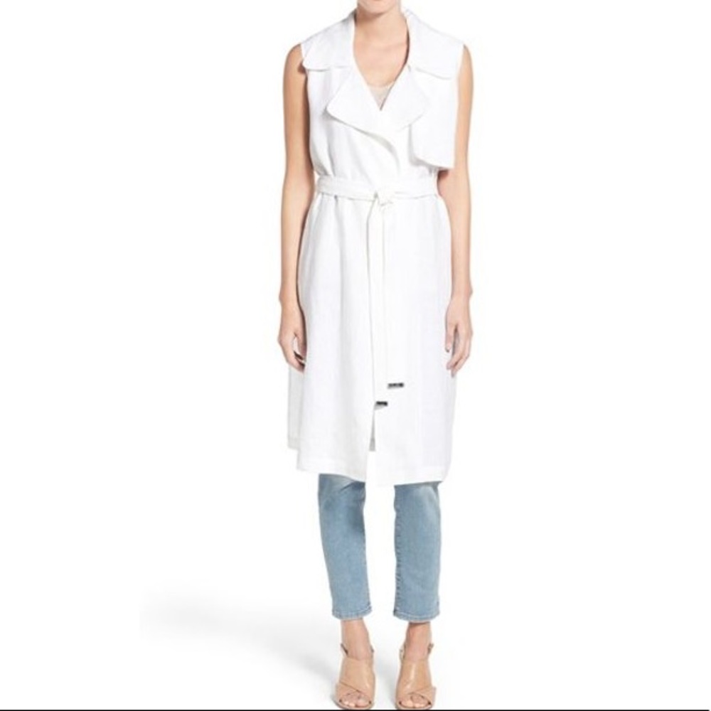 Vince Camuto Linen Duster